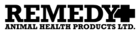 REMEDY Animal Health Products Ltd. logo in bold black text on a white background