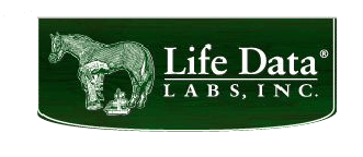 Life Data Labs, Inc. logo with a horse on a dark green background