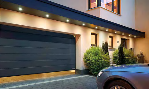 grey garage door