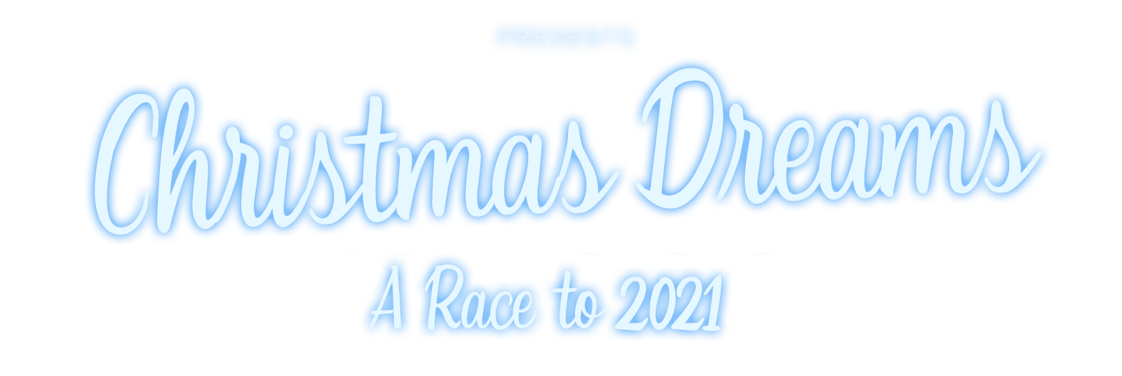 The logo for christmas dreams a race to 2021