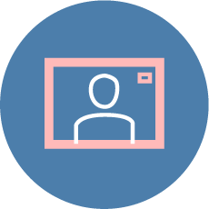 remote interviews  icon