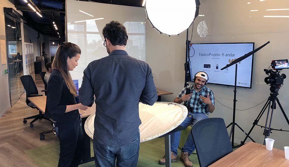shooting future makers film for Unilever