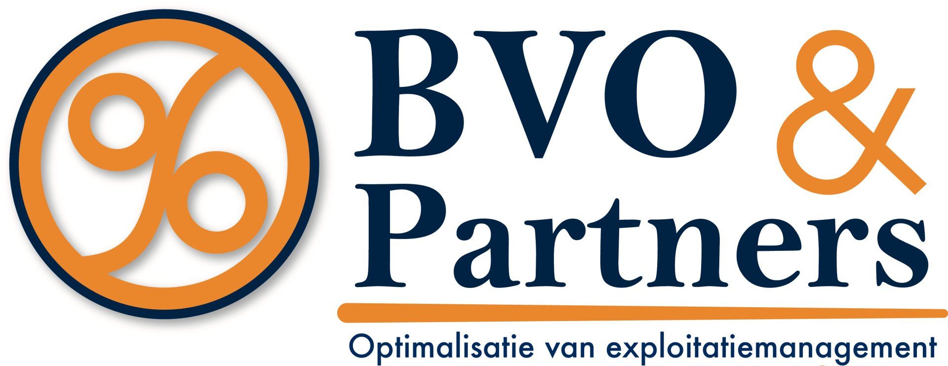 Het BVO & Partners-logo in blauw en oranje met een vergrootglasicoon en de Nederlandse slogan eronder.
