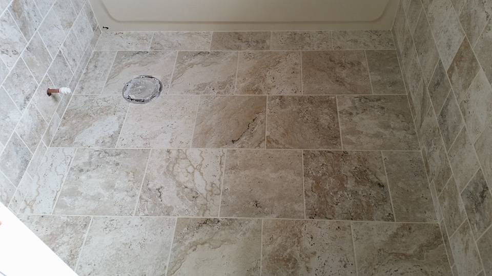 Tile flooring ─ New Restored Bathroom in Bergen County, NJ
