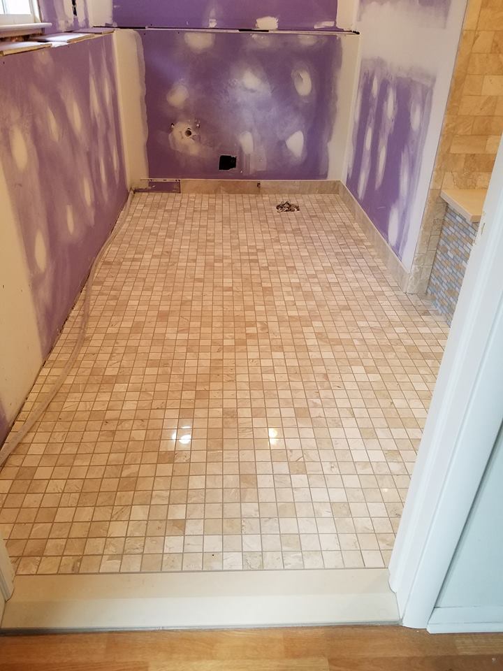 Tile Showers ─ New Tile in Shower room in Bergen County, NJ