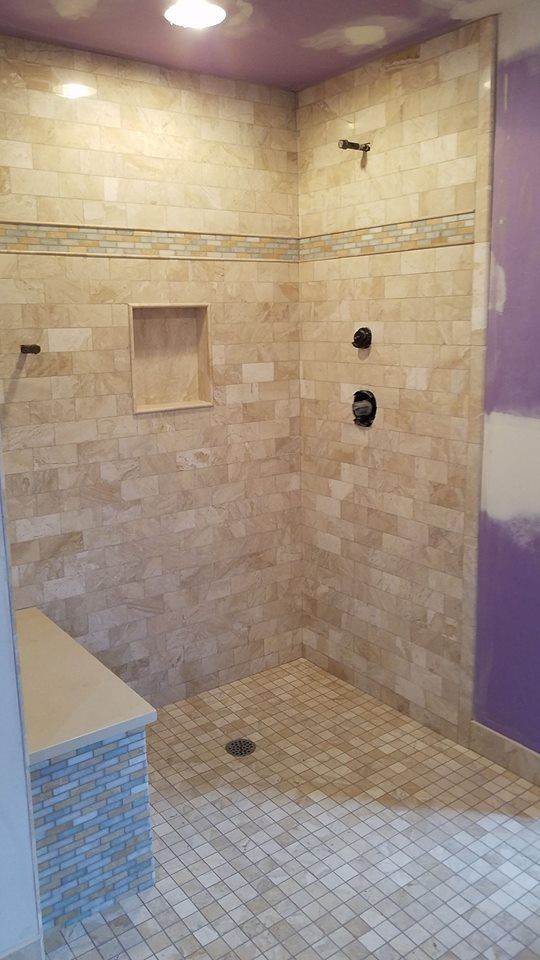 Tile flooring ─ New Restored Bathroom in Bergen County, NJ