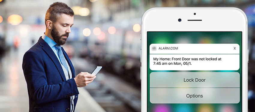 Alarm.com mobile alerts