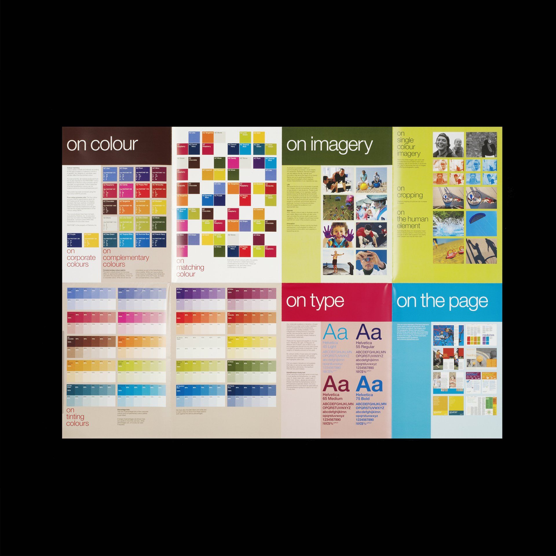 AstraZeneca corporate identity poster