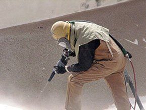 blast cleaning - Edinburgh, Scotland - Edinburgh Painting Contractors Ltd - sand blasting