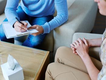 Mental Health — Counselor with his patient in Dover, OH Mental Health — Counselor with his patient in Dover, OH