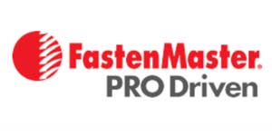 A fastenmaster pro driven logo on a white background