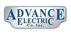 The logo for advance electric co. inc. is shown on a white background.
