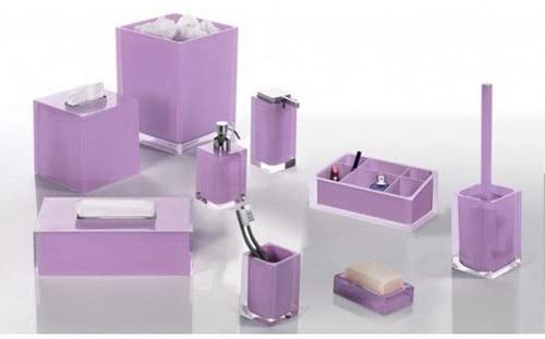 accessori bagno rosa