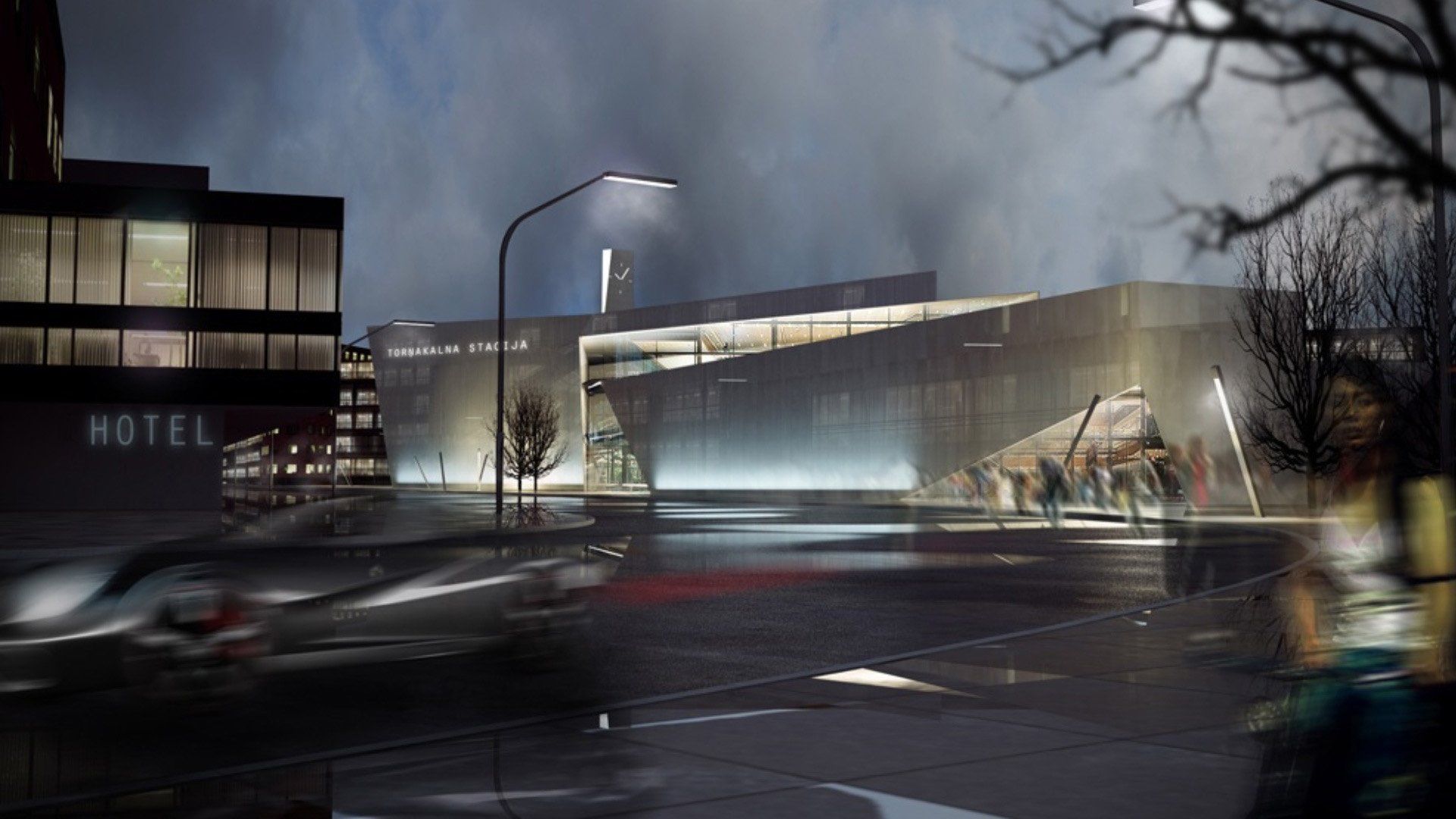 Competition Masterplan of urban centre and bus station in Torņkalns - 02