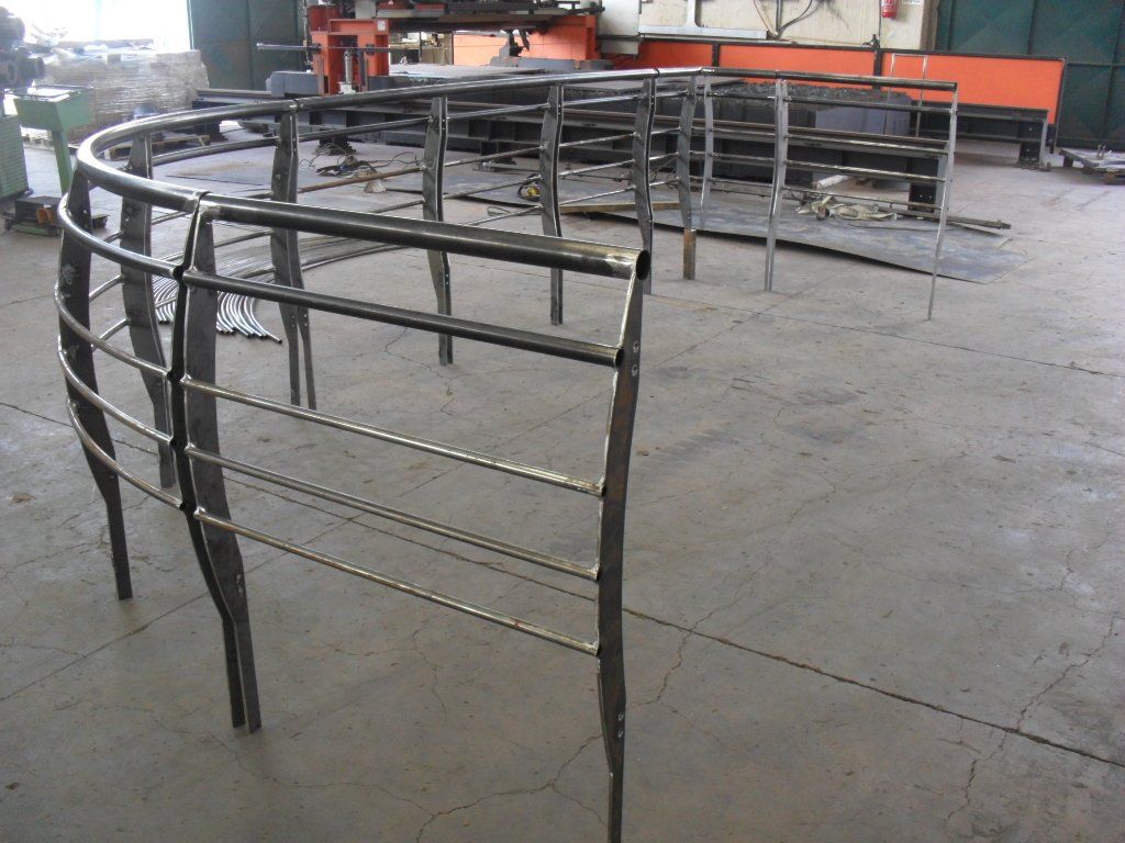 parapetto in ferro