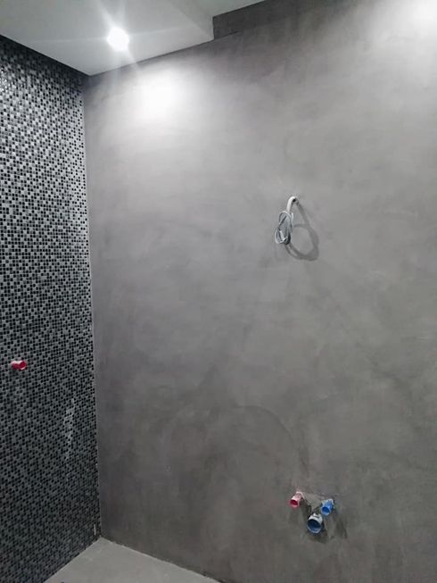 Bagno con resina