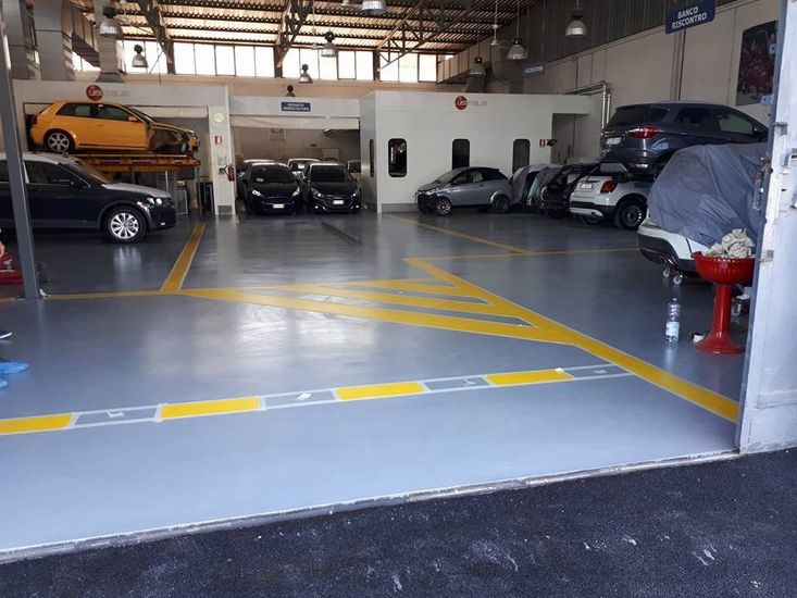 Pavimento per area carrabile