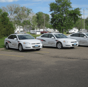 Security vehicles monitoring local area - security services in Bismarck, ND