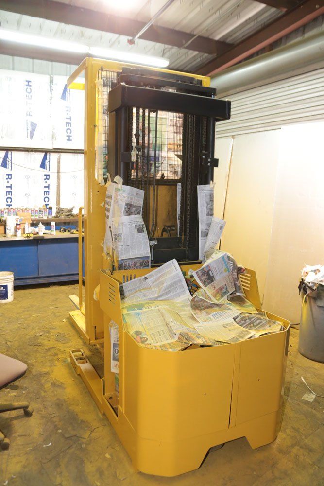 Custom Paint Forklift — Sanford, FL — Southern Storage Systems