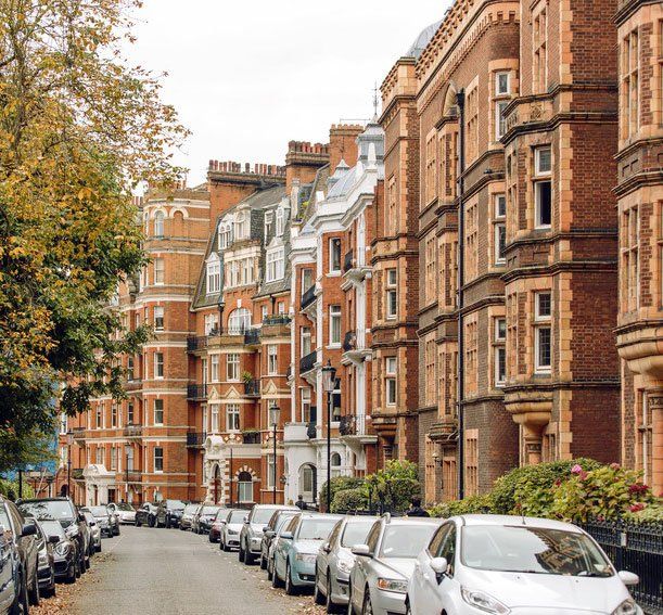 Row of town houses