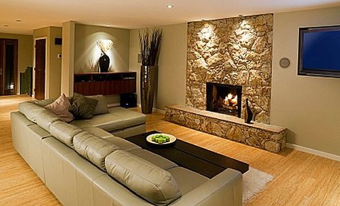 Finished basement