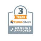 3 Years, Screened and approved on home advisor