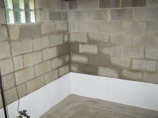 wet basement walls
