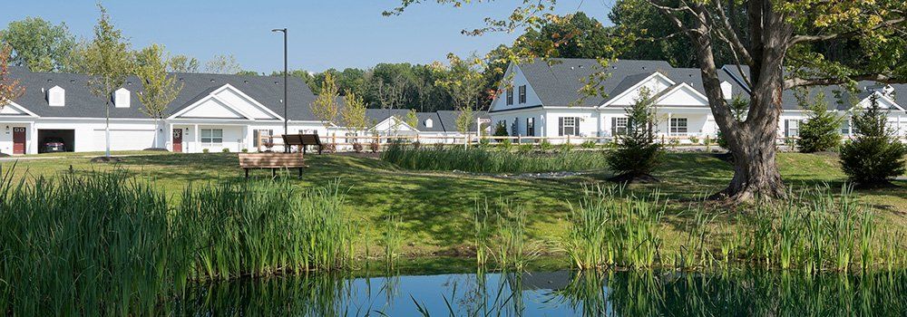The pond at The Villas of Madison