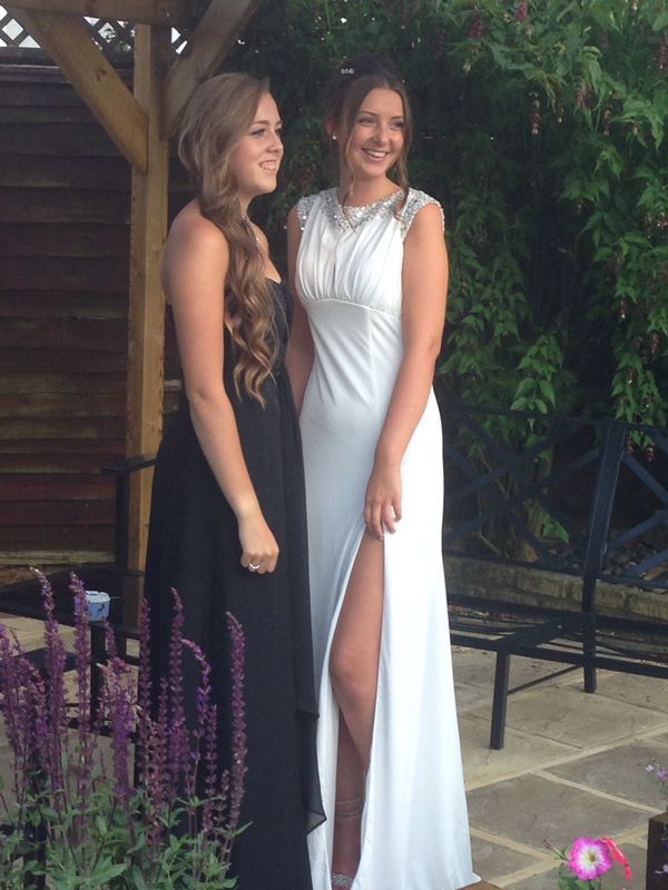 Ladies in beautiful dress