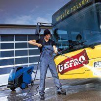 Hot water pressure washers