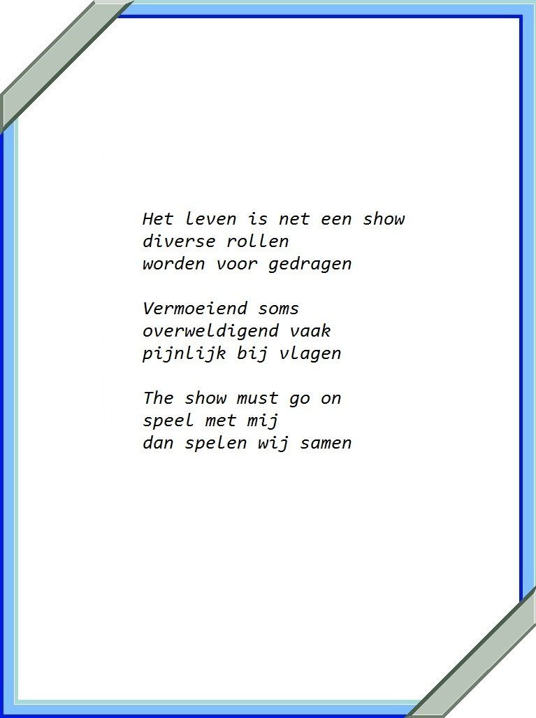 Gedicht over het leven