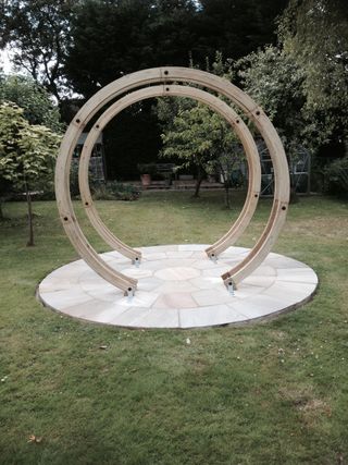 wooden patio