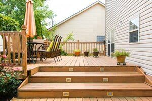Wooden Deck — Hardscapes in Windsor Mill, MD