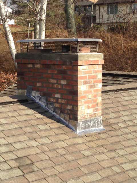 Small Chimney – West Springfield, MA – Rolandini Brothers Masonry