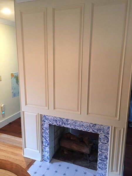 Elegant Fireplace – West Springfield, MA – Rolandini Brothers Masonry