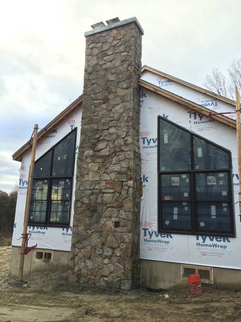 Stone Chimney – West Springfield, MA – Rolandini Brothers Masonry