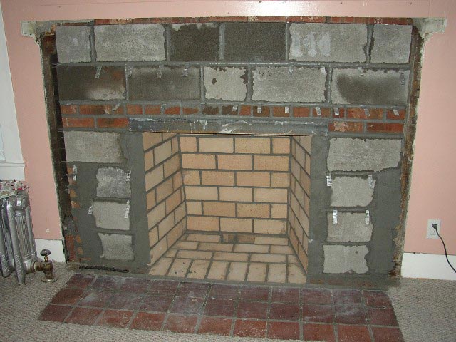 Unfinished Fireplace – West Springfield, MA – Rolandini Brothers Masonry