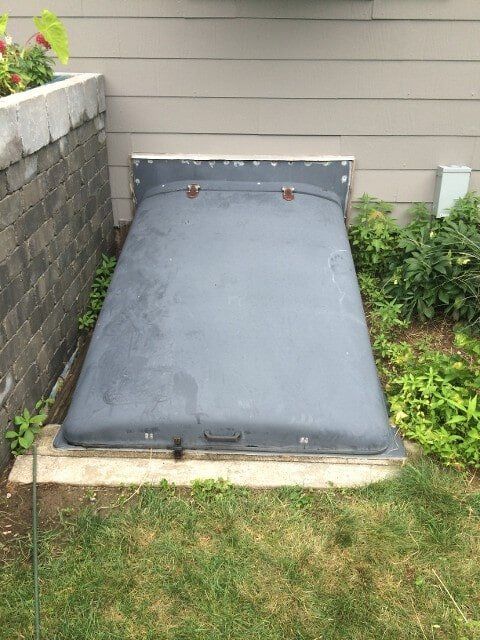 Closed Hatchway Door – West Springfield, MA – Rolandini Brothers Masonry