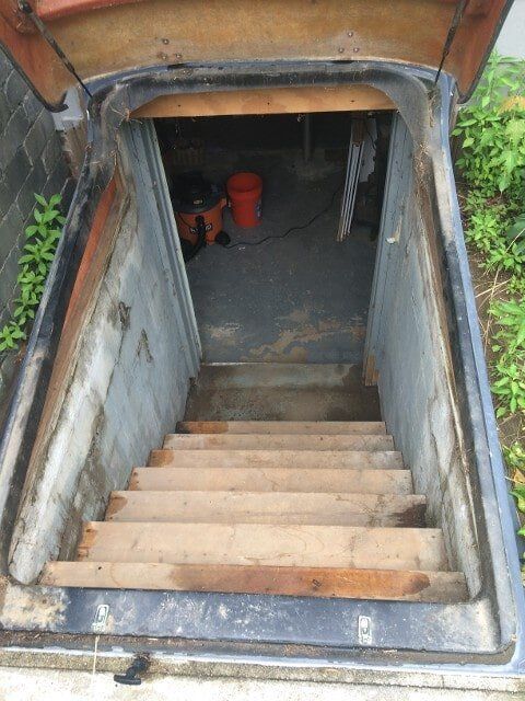 Underground Stairs – West Springfield, MA – Rolandini Brothers Masonry