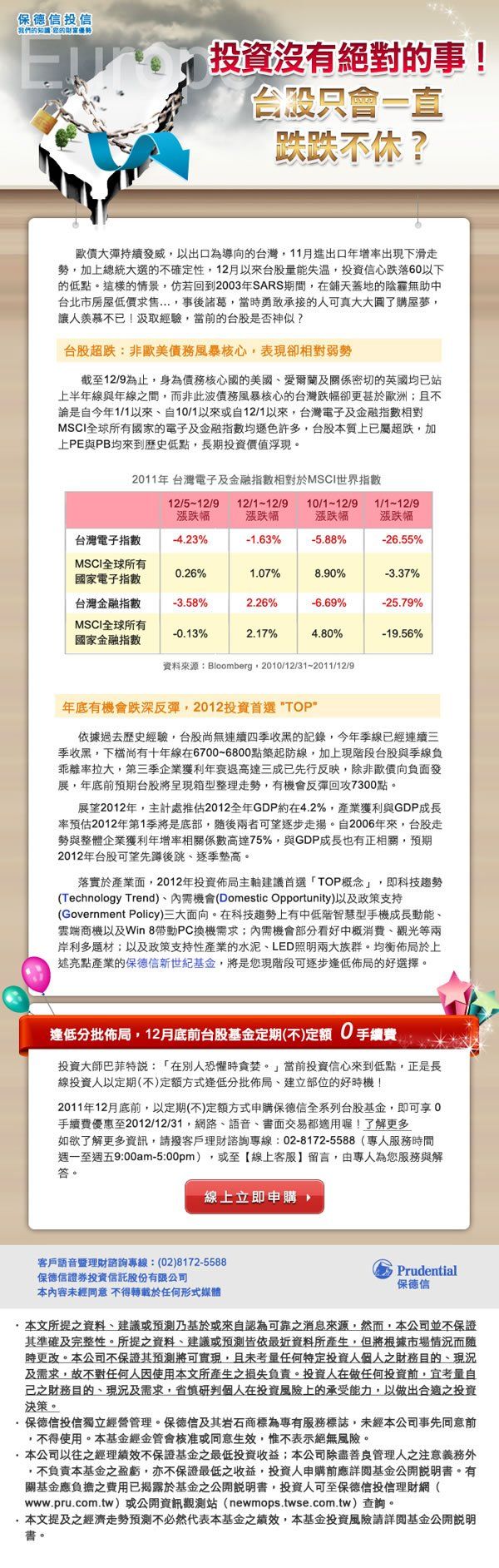 保德信投信-投資沒有絕對