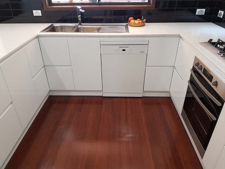 white drawers