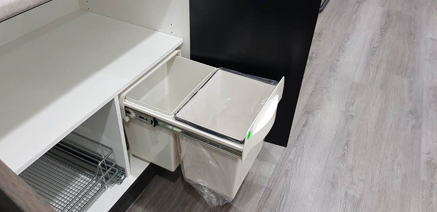 pull out trash can