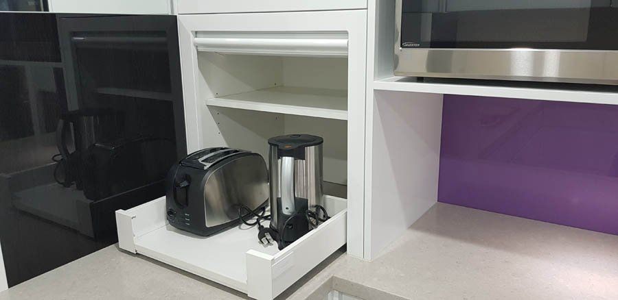 pull out toaster cupboard