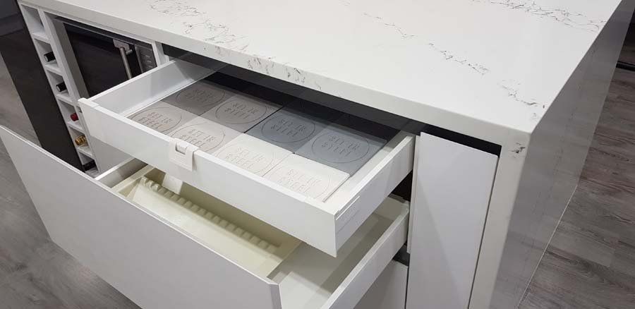 open drawer