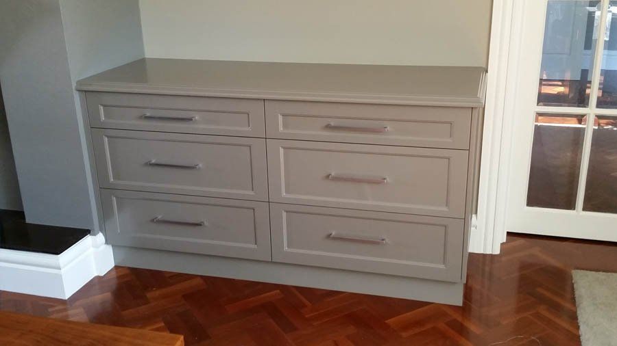 tan dresser