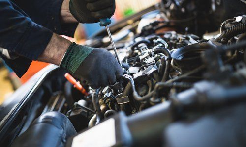 Image of fixing car