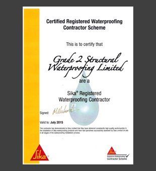 Certified Registered Waterproofing Contractor Scheme Certified Registered Waterproofing Contractor Scheme