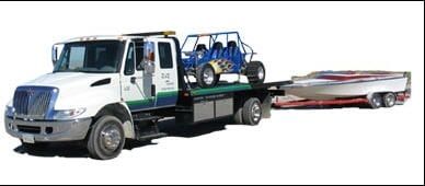 Fleet Truck with Boat - Fleet Towing in Indio, CA