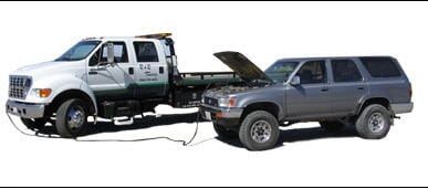 Fleet Truck with 4x4 Car - Fleet Towing in Indio, CA