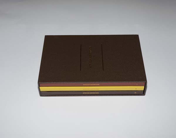 brown book holder